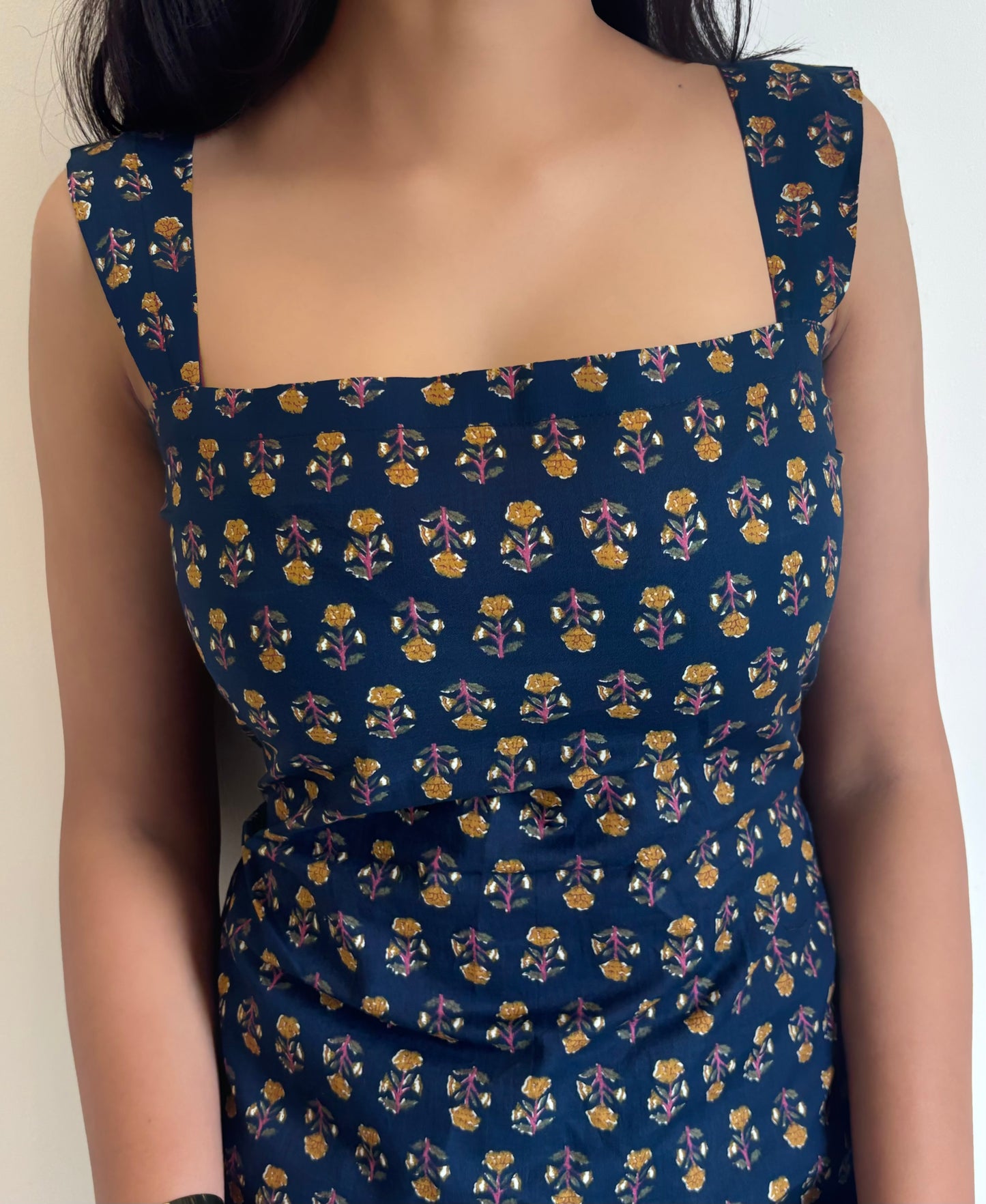 Deep Blue Circe Corset Kurti
