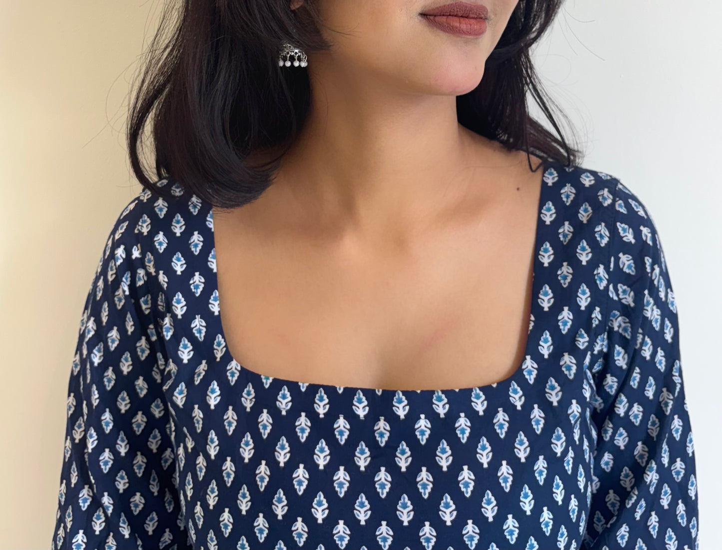 Blue Moon Full Sleeves Corset Kurti