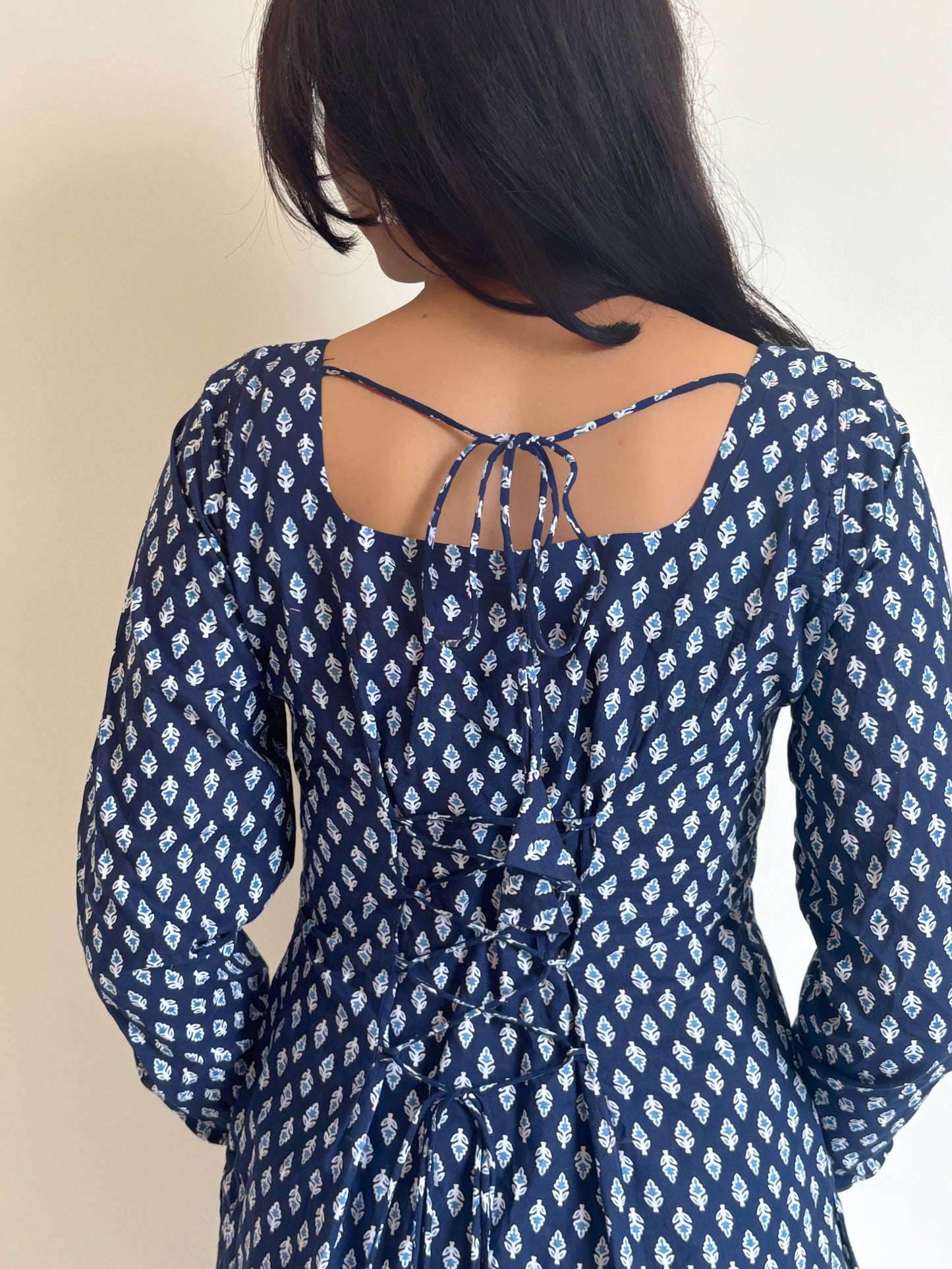 Blue Moon Full Sleeves Corset Kurti